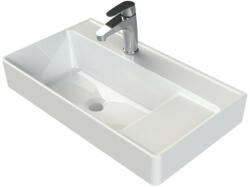 CeraStyle SHARP - KESKENY - porcelán mosdókagyló - 65 x 38 cm (WB012J02U00) - globalvivamarket