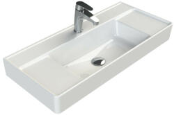 CeraStyle SHARP - KESKENY - porcelán mosdókagyló - 85 x 38 cm (WB012N42U00) - globalvivamarket