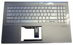 ASUS VivoBook S15 X531 X531F S531 S531F S531FA series 90NB0LL3-R31HU0 háttérvilágítással (backlit) burkolattal (topcase) ezüst magyar (HU) laptop/notebook billentyűzet