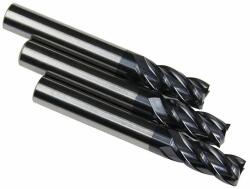 TOOLS 10x25x75mm keményfém szármaró, négyélű (6060E2017)