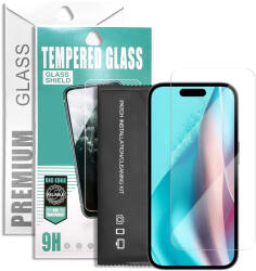 Apple 14 Pro Max üvegfólia, tempered glass, előlapi, edzett, 9H, 0.33mm, prémium