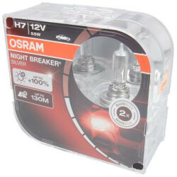 OSRAM Izzó H7 12V 55W Night Breaker Silver (2db) - OSRAM