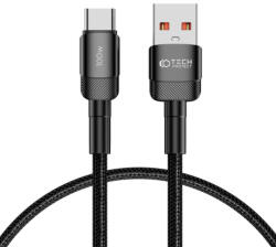 Tech-Protect Ultraboost Evo kábel USB / USB-C 100W 5A 0.5m, fekete
