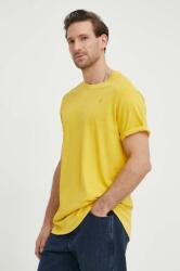 G-Star Raw pamut póló x Sofi Tukker sárga, férfi, sima - sárga S