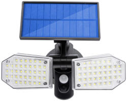 Masterled Napelemes reflektor lámpa 78x LED 15W 450lm Hideg mozgásérzékelő IP65 (LVTSOL0170)