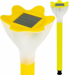 Polux LED napelemes kerti lámpa, beágyazott TULIPE sárga GOLDLUX (Polux) (SANELE0014K)