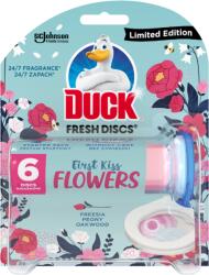 DUCK Fresh Discs, First Kiss Flowers Wc tisztító - 36 ml