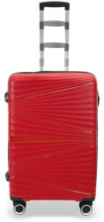  Bőrönd - 008 - M-Es Közepes Méret - Polypropylene - 67 X 47 X 27 - Piros (PP08-RED-M)