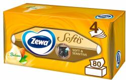 Zewa Softis Soft & Sensitive papírzsebkendő 4rétegű 80db
