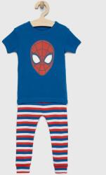 Gap gyerek pamut pizsama x Marvel mintás - kék 74-80