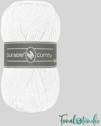 DURABLE Comfy 310 White - hófehér akril fonal