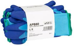 APB80B4RS Portwest Grip 13 Latex teljesen bevont kesztyű (12 pár) (APB80B4RS)