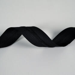 Takoy Folyóméteres spirál cipzár TKY #3 mm-es fekete, futó nélkül