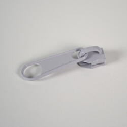 Takoy TKY cipzár kocsi / fém futó cipzárhoz húzóval #3 mm világosszürke