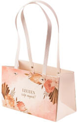 Valex Decor 10db. "Legyen szép napod! " feliratos virág táska 22(h) x 10.5(sz) x 13.5(m) cm (FBL-09)