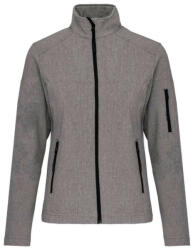 Kariban Női softshell dzseki KA400, Marl Grey-L