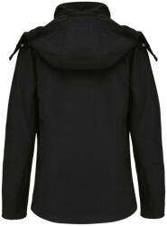Kariban kapucnis Női softshell dzseki KA414, Black-L