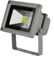Landlite LED-FL-10W, LED Reflektor / LED Fényvető, 4000K hideg fehér, szürke