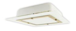 Landlite KABIRA MW-4206A/16", antik bronz mennyezeti lámpa, 3xE27 60W
