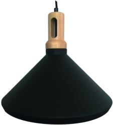 Landlite MAGSUS-A002, E27 Max 60W, függeszték lámpatest, fekete