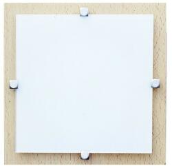 Landlite MELIA 23 cm 1xG9 40W 230V Fali / mennyezeti lámpa - fa/fehér üveg