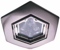 Landlite Halogén, GU10, 3x50W, Ø93mm, HEX (hatszögű), billenő, króm, spot lámpa szett (KIT-82-3)