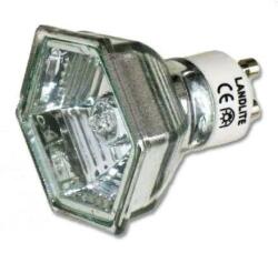 Landlite Halogén, GU10, 50W, 950lm, 2900K, HEXAGON (hatszögű), spot fényforrás (MRG-C)