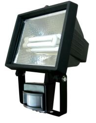 Landlite SL-F118-24W, 1X24W 118mm/R7s, fényvető / reflektor (kompakt fénycső mellékelve), mozgásérzékelővel, fekete