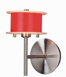 Landlite REFORMO W6026/1L piros, 1XG9 60W 230V, fali lámpa