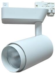 Landlite DF-3111, 36W, 3000K, adapterrel, fehér, LED 3 fázisú Sínrendszer lámpa