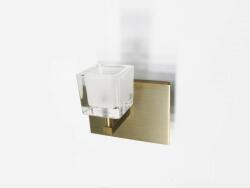Landlite CHRIST-M WS1L, 1x12V JC 35W, antik bronz fali lámpa