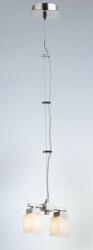 Landlite CL-013-2, modern függeszték 2xG9-40W 230V matt nikkel