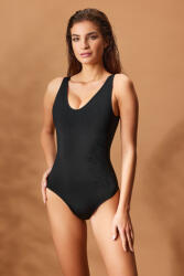 Astratex Costum de baie întreg cu efect modelator Slim Kelsey negru XL Costum de baie dama