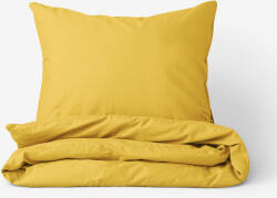 Goldea lenjerie de pat din 100% bumbac - galben-miere 140 x 220 și 50 x 70 cm Lenjerie de pat