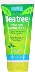 Beauty Formulas Gel Exfoliant pentru Curatare Faciala cu Ceai Australian, efect bactericid si antiseptic, Beauty Formulas, 150 ml