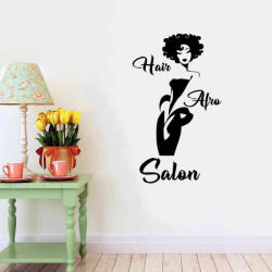  Sticker perete Afro Salon 2