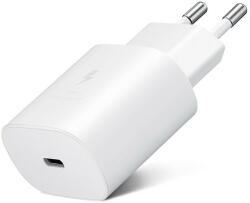 Samsung EP-TA800EWE gyári USB hálózati gyorstöltő adapter 25W PD Type-C - fehér - ECO - bluedigital
