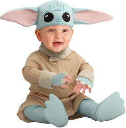 Rubies Costum pentru cei mici - Mandalorian Baby Yoda Mărimea - Cei mici: 6 - 12 luni Costum bal mascat copii