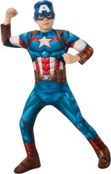 Rubies Costum pentru copii Deluxe - Captain America Mărimea - Copii: M Costum bal mascat copii
