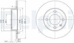 DELPHI Tarcza Ham. Vw Polo - centralcar - 6 025 Ft