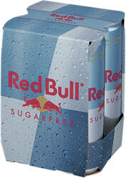 Red Bull Bautura Energizanta Doza fara zahar, 4 x 0.25 L, Red Bull (9002490200381)