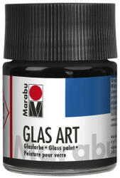 Marabu GLASART oldószeres üvegfesték 473 fekete 50ml
