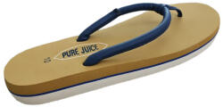  Papuci flip-flop Pure Jucie , Maro - Albastru, marime 42-43