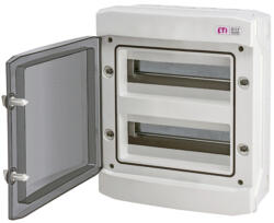ETI Vízmentes lakáselosztó doboz, falon kívüli, 24 modul (2x12) kiselosztó IP65 ETI (001101063)