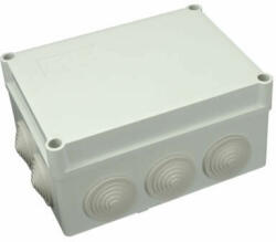 PAWBOL S-BOX 306 falon kívüli műanyag kötődoboz gumi bevezetővel 150x110x70 mm IP65 PAWBOL (S-BOX-306)