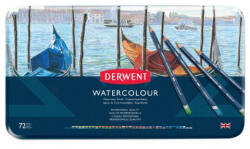 Derwent WATERCOLOUR akvarell ceruza készlet fémdobozban 72 szín