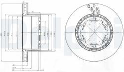 DELPHI Tarcza Ham. Mercedes Sp/pak 1 Szt (bg9015)