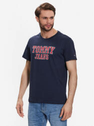 Tommy Jeans Póló Essential DM0DM16405 Sötétkék Regular Fit (Essential DM0DM16405)
