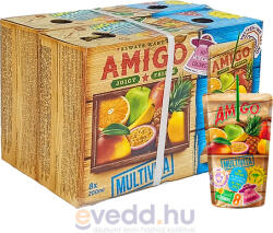 Amigó Szívószálas multivitam 200 ml
