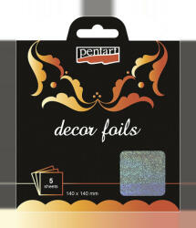 Pentacolor Dekorfólia hologram pontok 14 x 14 cm, 5 db/csomag